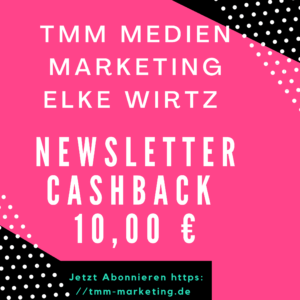 TMM Newsletter Cashback 10,00 EUR
